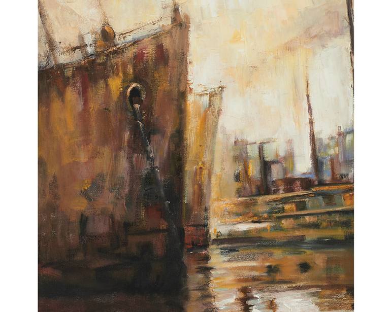 Original Expressionism Ship Painting by Aldo Curto