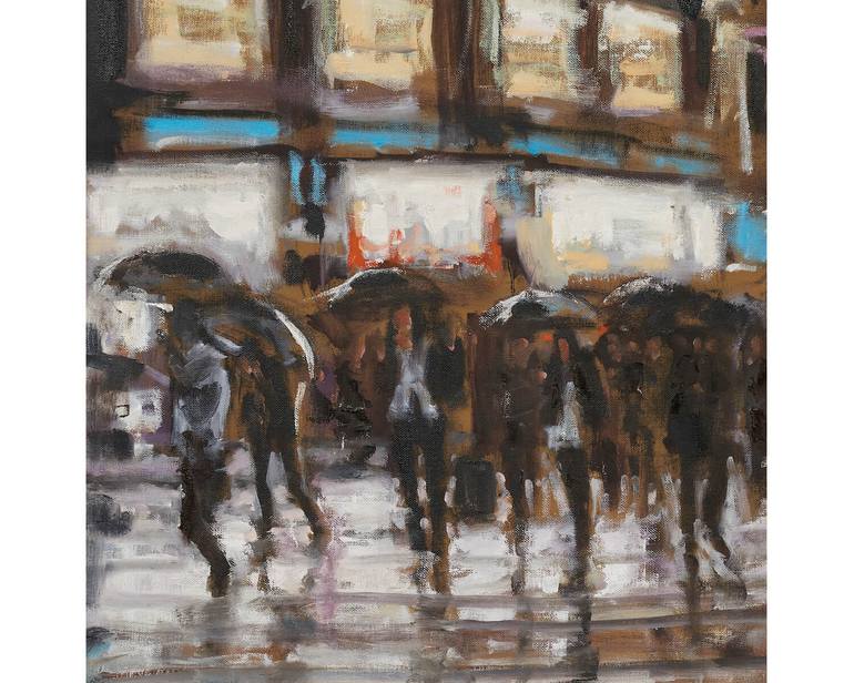 Original Expressionism Cities Painting by Aldo Curto