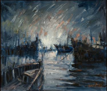 Print of Expressionism Ship Paintings by Aldo Curto