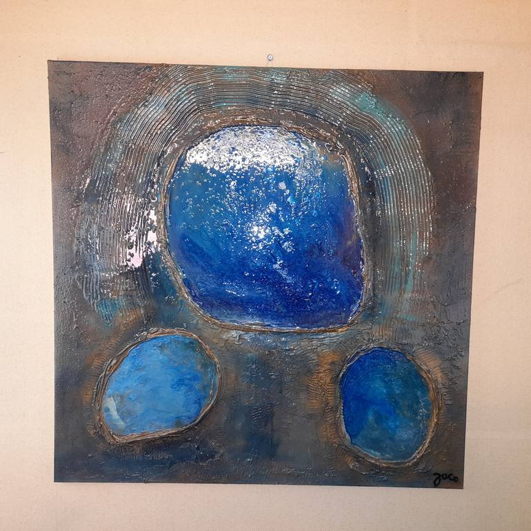 Original Abstract Painting by Freddy Jacobs