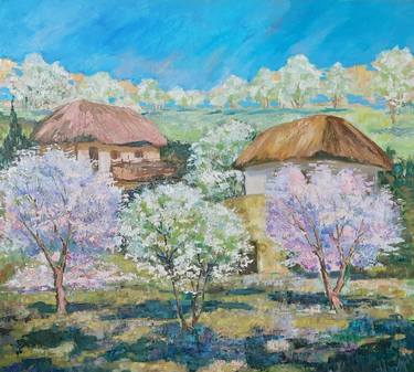 Original Impressionism Landscape Paintings by Svetlana Norel