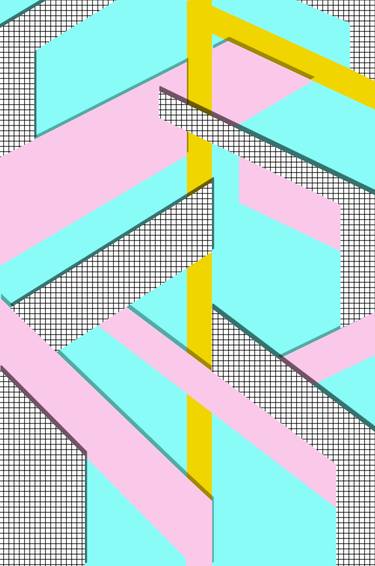 Print of Abstract Geometric Drawings by Dominika Zabczyk