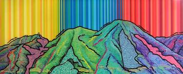 Original Pop Art Landscape Paintings by Carlos Apitz