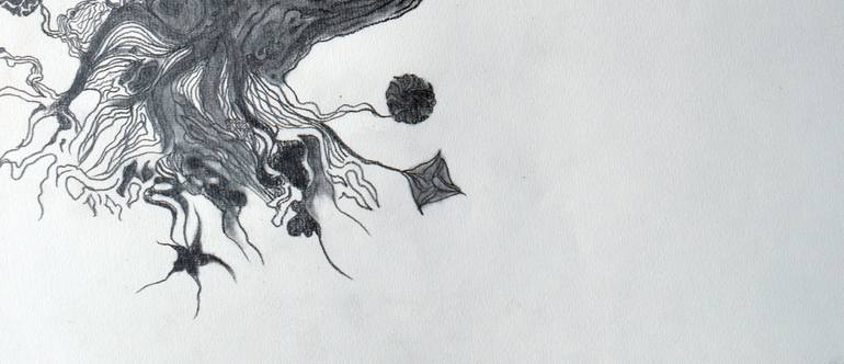 Original Conceptual Nature Drawing by Shumaila Islam