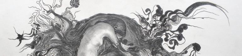 Original Conceptual Nature Drawing by Shumaila Islam