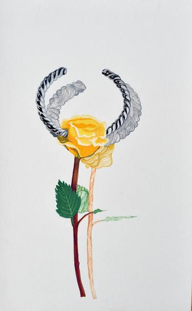 Original Conceptual Floral Paintings by Shumaila Islam