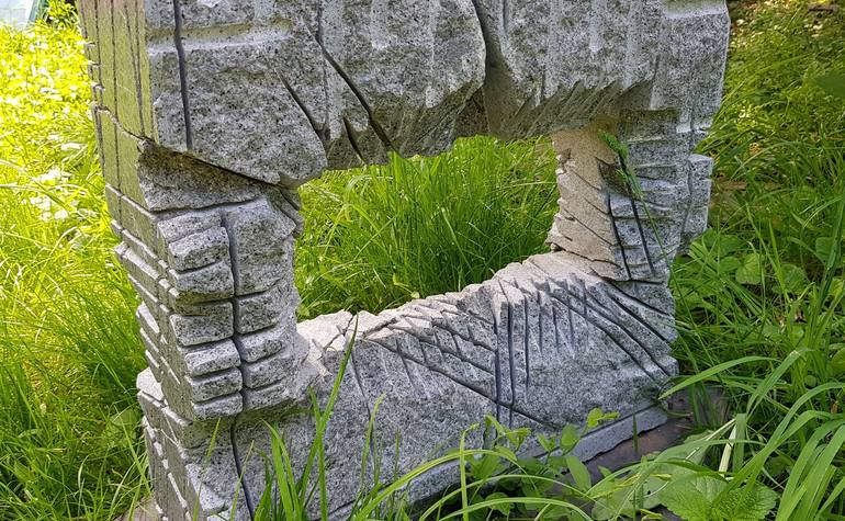 Original Abstract Garden Sculpture by Ognyan Hristov