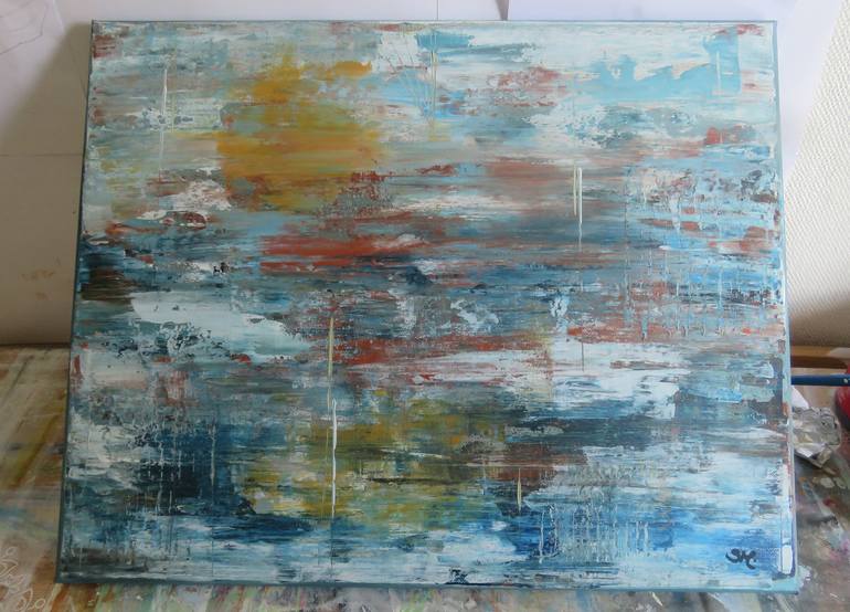 Original Expressionism Abstract Painting by Susan Harvey