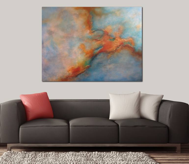 Original Expressionism Abstract Painting by David Abrahamson