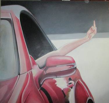 Original Conceptual Car Paintings by Elisabeta Gherghel