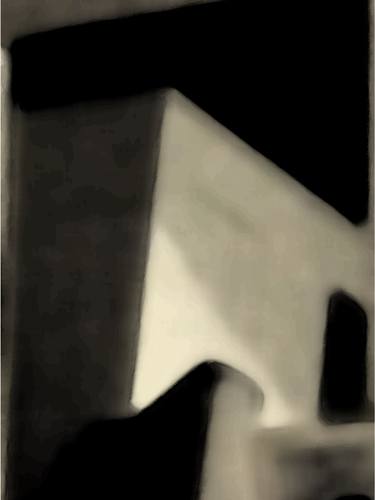 Original Abstract Architecture Mixed Media by Olli Boehm