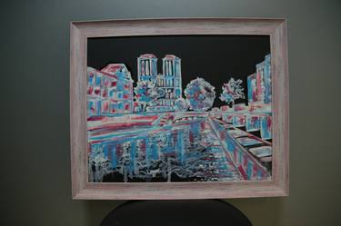 Print of Abstract Expressionism Cities Paintings by Maryna Parkhomenko