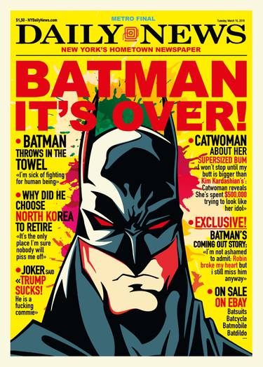 KOBALT - Batman It's over ! - Limited Edition of 50 thumb