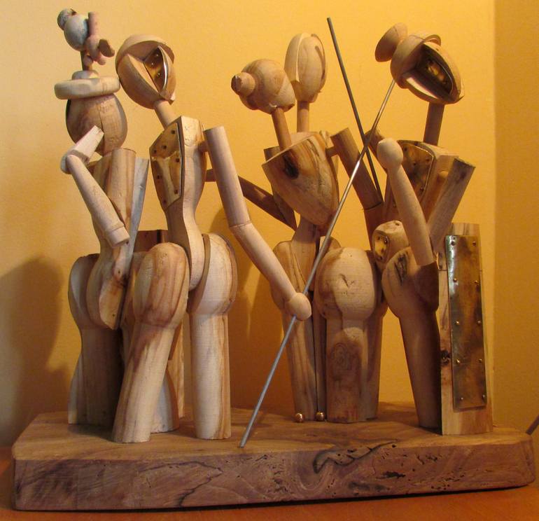 Original World Culture Sculpture by Nikolay Dudchenko