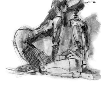 Print of Figurative Erotic Drawings by Nikolay Dudchenko