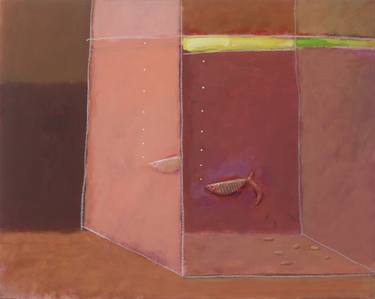 Original Abstract Fish Paintings by George Darash