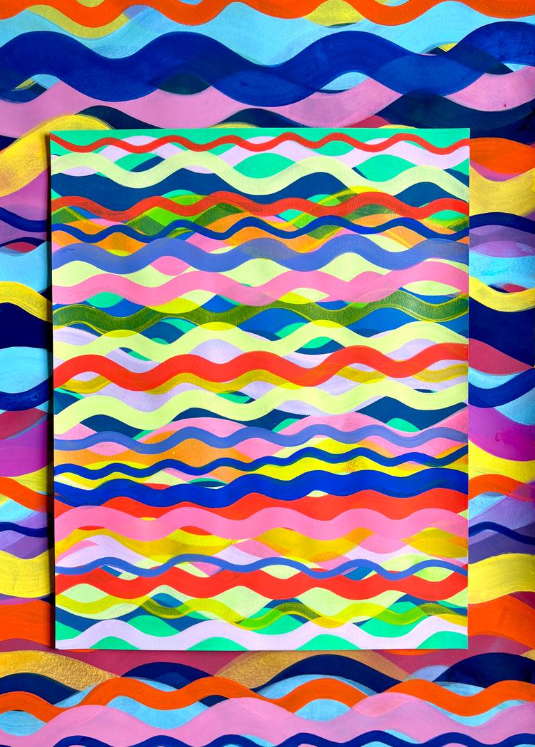 Original Color Field Painting Abstract Painting by Daniella Brewster
