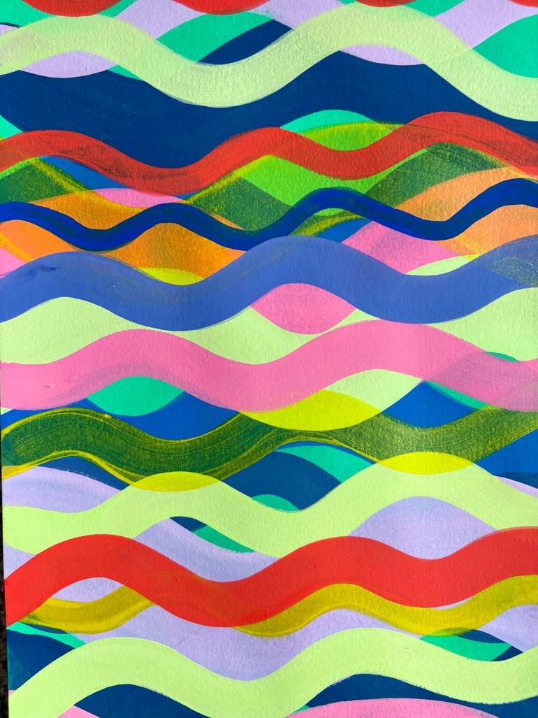 Original Color Field Painting Abstract Painting by Daniella Brewster