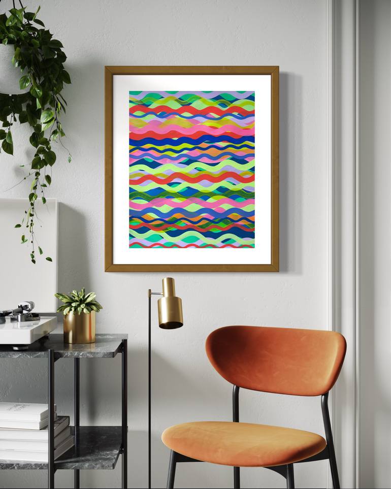 Original Color Field Painting Abstract Painting by Daniella Brewster