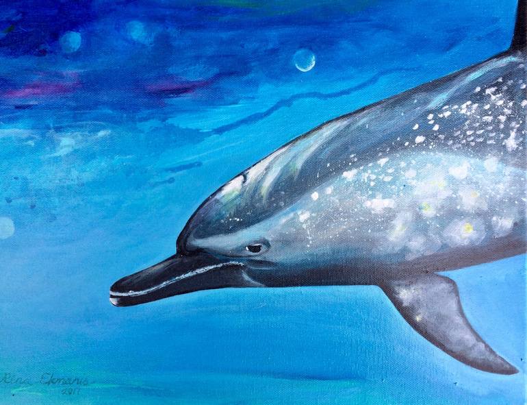 Spotted Dolphin Paintings for Sale - Fine Art America