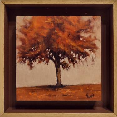 Original Impressionism Tree Paintings by Francesco Loggi