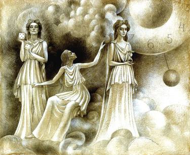 Print of Classical mythology Drawings by Svitlana Korolievskaia