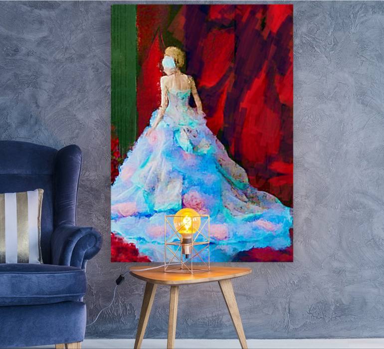 Original Impressionism Women Painting by Kath Sapeha