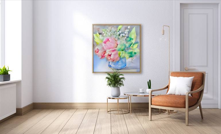 Original Fine Art Floral Painting by Kath Sapeha