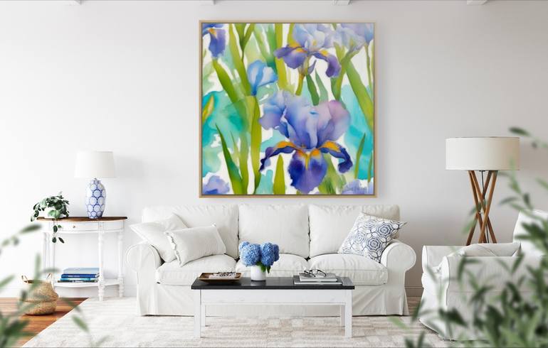 Original Fine Art Floral Painting by Kath Sapeha