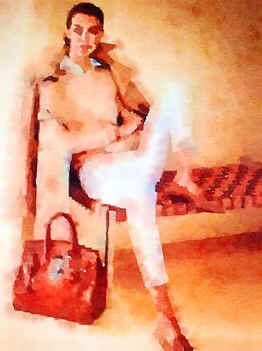 Print of Figurative People Paintings by Kath Sapeha