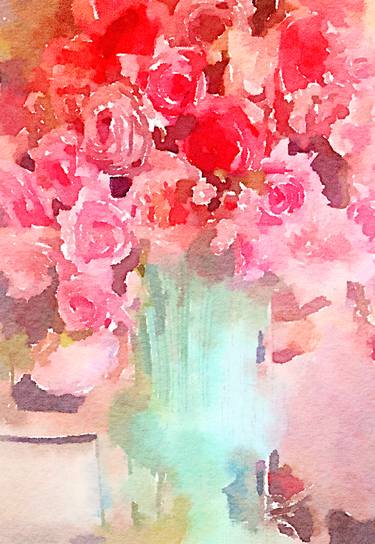 Original Fine Art Floral Paintings by Kath Sapeha