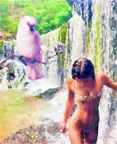 Original Figurative Nude Paintings by Kath Sapeha