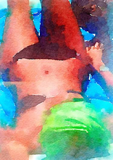 Original Figurative Nude Paintings by Kath Sapeha