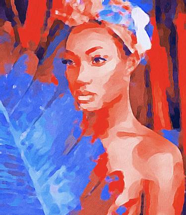 Print of Women Paintings by Kath Sapeha