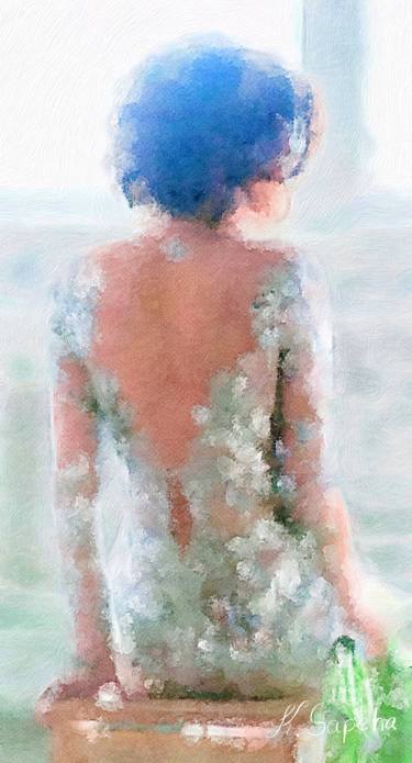 Original Figurative Women Paintings by Kath Sapeha