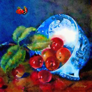 Original Still Life Paintings by Kath Sapeha