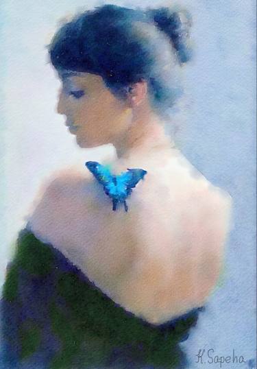 Original Figurative Women Paintings by Kath Sapeha