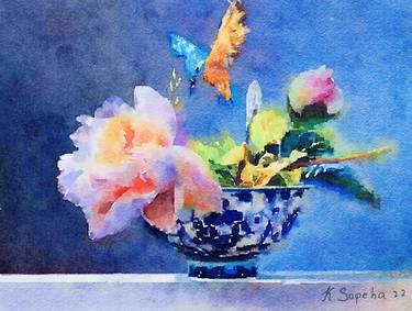 Print of Figurative Still Life Paintings by Kath Sapeha