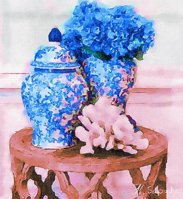 Original Impressionism Still Life Paintings by Kath Sapeha