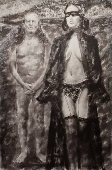 Print of Figurative Erotic Paintings by Yurii Yermolenko