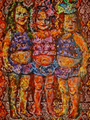 Print of Figurative Children Paintings by Yurii Yermolenko