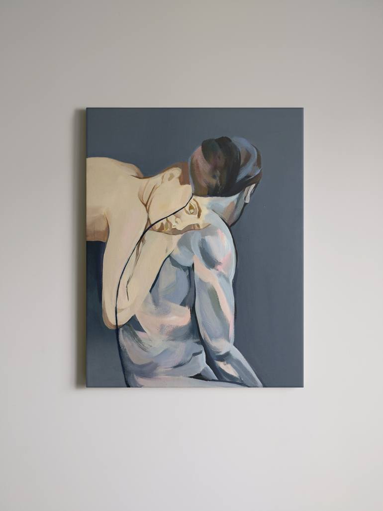Original Expressionism Body Painting by Malwina Chabocka