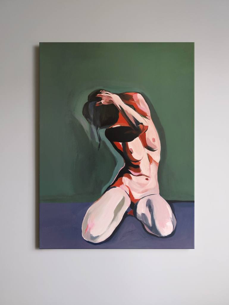 Original Nude Painting by Malwina Chabocka
