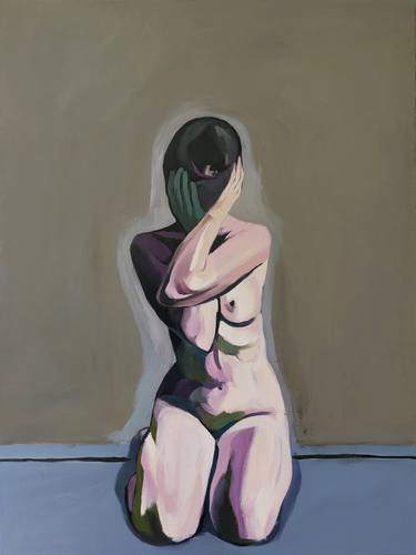 Original Figurative Nude Paintings by Malwina Chabocka