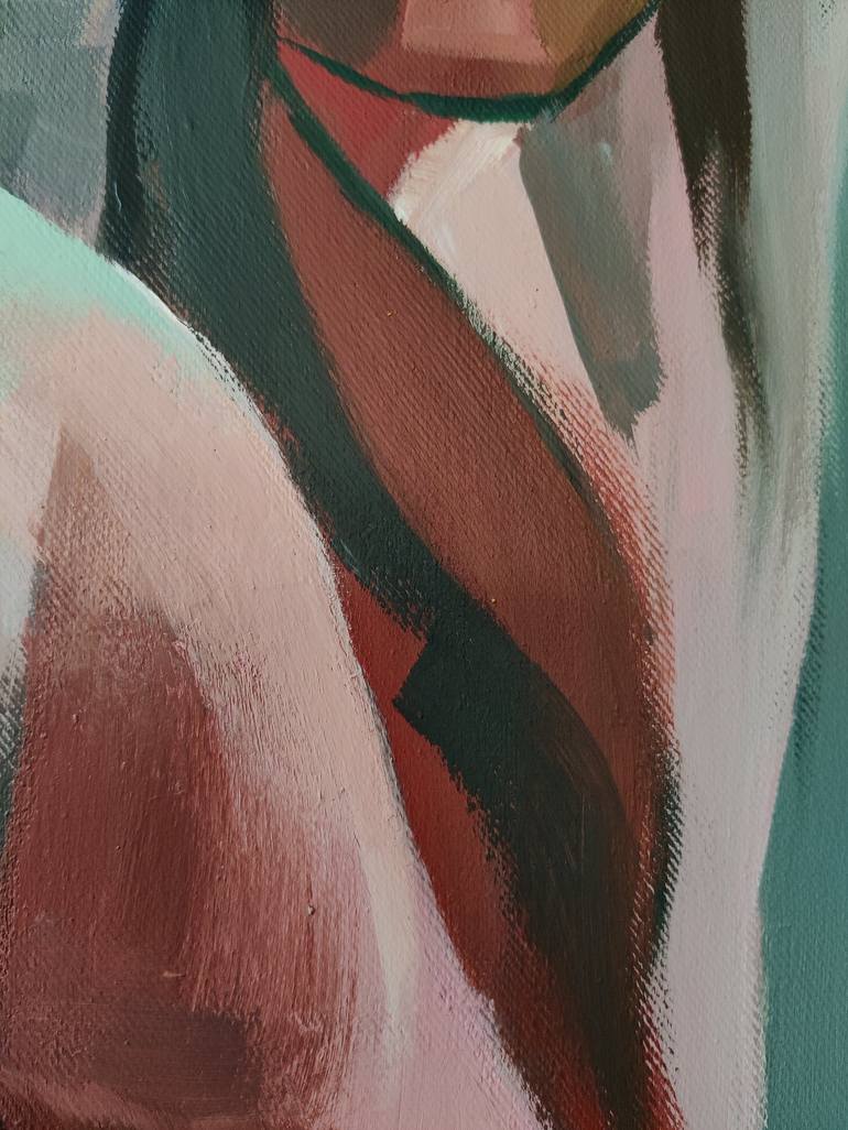 Original Nude Painting by Malwina Chabocka