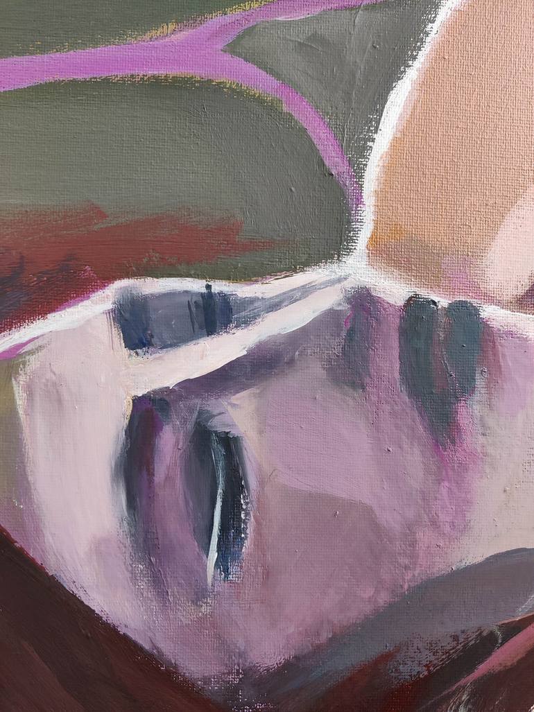 Original Figurative Erotic Painting by Malwina Chabocka