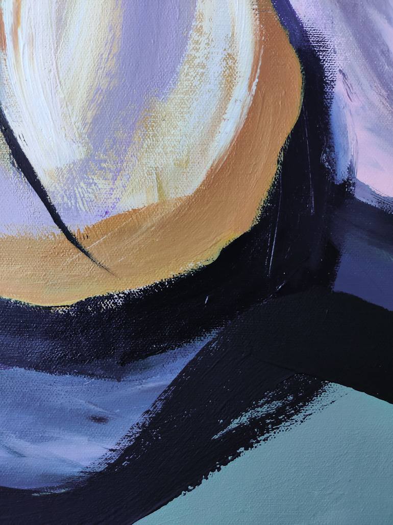 Original Expressionism Erotic Painting by Malwina Chabocka