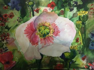 Original Floral Painting by Elena Naskova