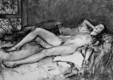 Original Fine Art Nude Drawings by Tom Loepp