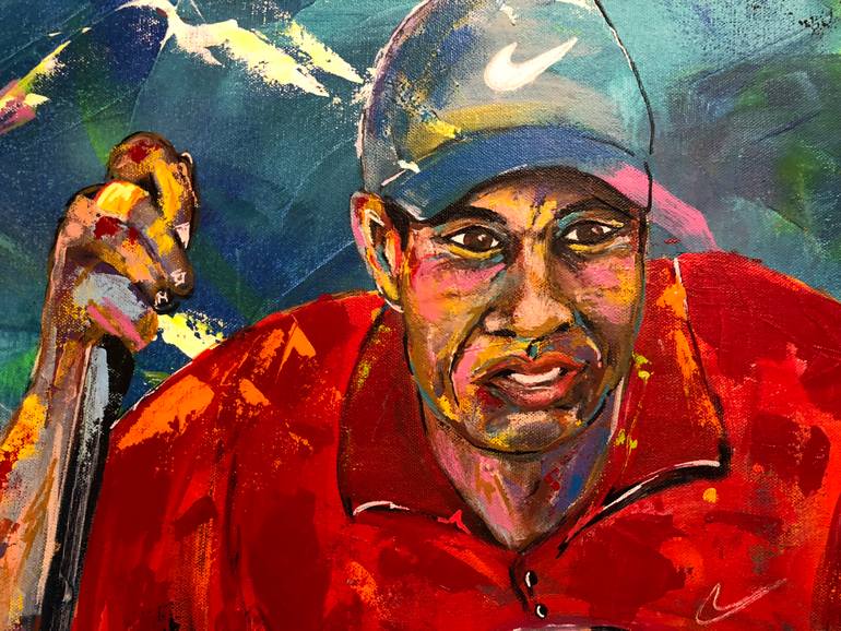 Original Modernism Sports Painting by Marcus Freepainter